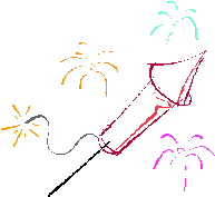 Feuerwerksraketen